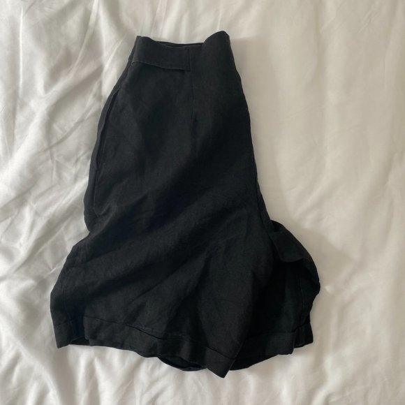 Vintage Linen High Waisted Club Shorts - Picture 5 of 7